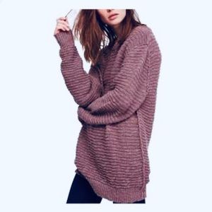 Free People Menace Sweater - Mauve 🍂